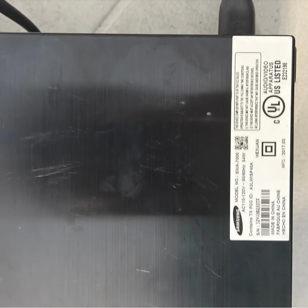 Samsung Soundbar + Rear Speakers + Wireless Module - / Untested